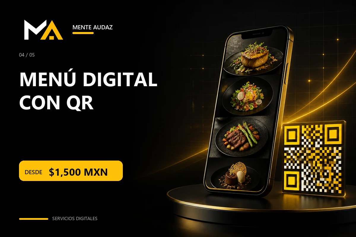 Menú digital con QR